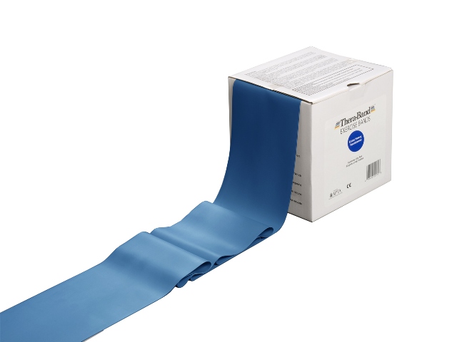 Thera-Band® Übungsband, 45,5 m x 12,8 cm, blau/extra stark