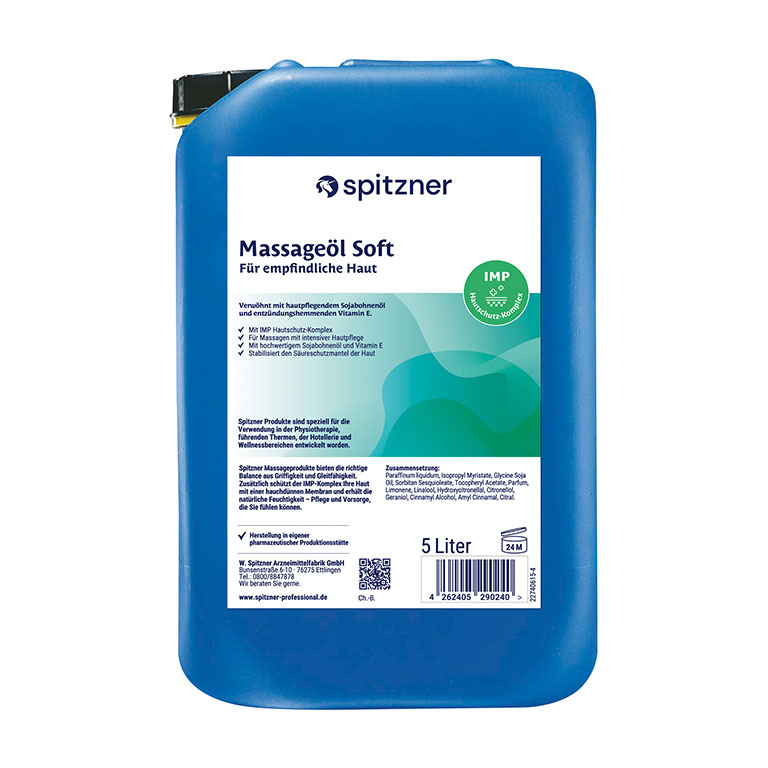 Spitzner® Massageöl soft, 5 Liter