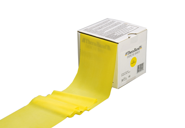 Thera-Band® Übungsband, 45,5 m x 12,8 cm, gelb/leicht